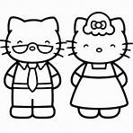 hello kitty para colorir pinterest5