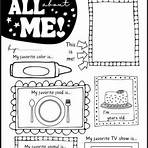 all about us worksheets kindergarten printables4