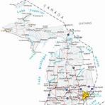 southeast us map with cities and highways of michigan map2