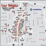 What can I find on the interactive map of Las Vegas?3