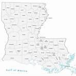 blank map of parishes in louisiana and cities1