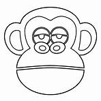 macaco para colorir5
