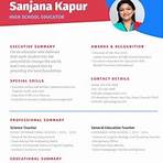 resume templates for high school students3