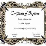 Do you offer free baptism certificates?3