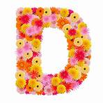 images of the letter d with flowers clip art3