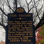 Where was Tun Tavern located?1