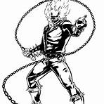 ghost rider dibujo para colorear2