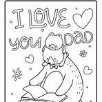 coloring fathers day card1