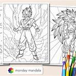 goku ultra instinct mastered coloring pages3