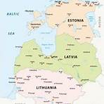 mapa estonia letonia lituania2