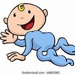 clip art of baby crawling1