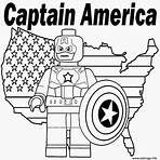 capitão américa para colorir2