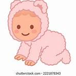 clip art of baby crawling3