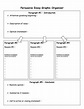 Graphic Organizers Printable | Persuasive Essay Graphic ...