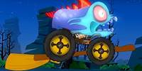 Monster Truck, Scary Cartoon Video For Kids