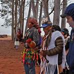 native brazilian indians fight police eviction slide show2