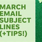 are there any free email templates for email marketing ideas for march1