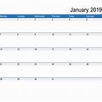 january 2019 calendar printable template1