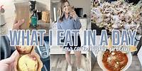 WHAT I EAT IN A DAY | LOW CARB + CLEANER EATING | EASY + DELICIOUS MEAL IDEAS