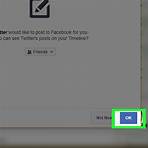 how can you link your twitter and facebook account to facebook1