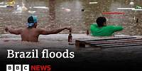 Brazil floods: Dam collapses and death toll rises in Rio Grande do Sul | BBC News