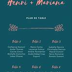 plan de table mariage modèle1