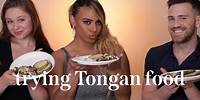 Trying Tongan Foods with Dinah Jane