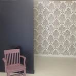What is a decorative stencil pattern in a damask design?2