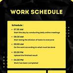 What is a custom work schedule planner?2
