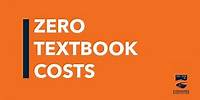 Zero Textbook Costs OER Award Program