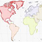 blank world map continents different colors2