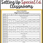 free sample schedule of events worksheet for students with autism programs2