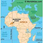 burkina faso map in africa2