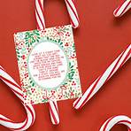 candy cane poems stripes and flowers printable craft1