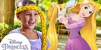 How to Create Rapunzel Hair Headbands | DIY Activities for Kids | Disney Princess Club