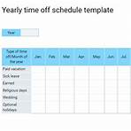 team schedule template1