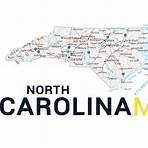 nc map north carolina with cities and towns and roads3