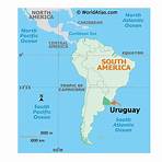 What countries border Uruguay?3