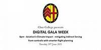 2021 Digital Gala Week | Adam Durant: Aviation's Climate Impact