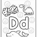 trace the letter d worksheets cut and paste3