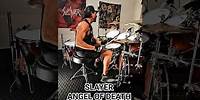 EX SLAYER DRUMMER - ANGEL OF DEATH! JONDETTE INSTAGRAM. #drumcover #thrashmetal #drums #doublebass