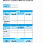 team schedule template4