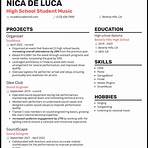 what to include in a film review example high school student resume format1
