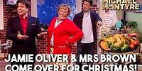 Jamie Oliver and Mrs Brown come over for Christmas!