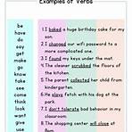 examples of sentences with verbs3