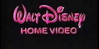 Walt Disney Home Video (1990) Company Logo (VHS Capture)