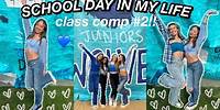 SCHOOL DAY IN MY LIFE *junior year* | class comp #2!
