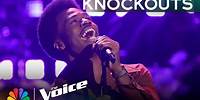 Nathan Chester Is Fun and Flirty Performing "Fooled Around and Fell in Love" | Voice Knockouts | NBC