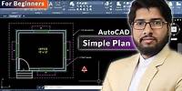Learn AutoCAD 2D by just Making a Single Room Plan