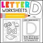 trace the letter d worksheets cut and paste2